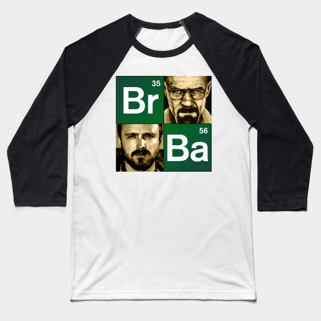 Jesse&Walter White Baseball T-Shirt by Aries Black